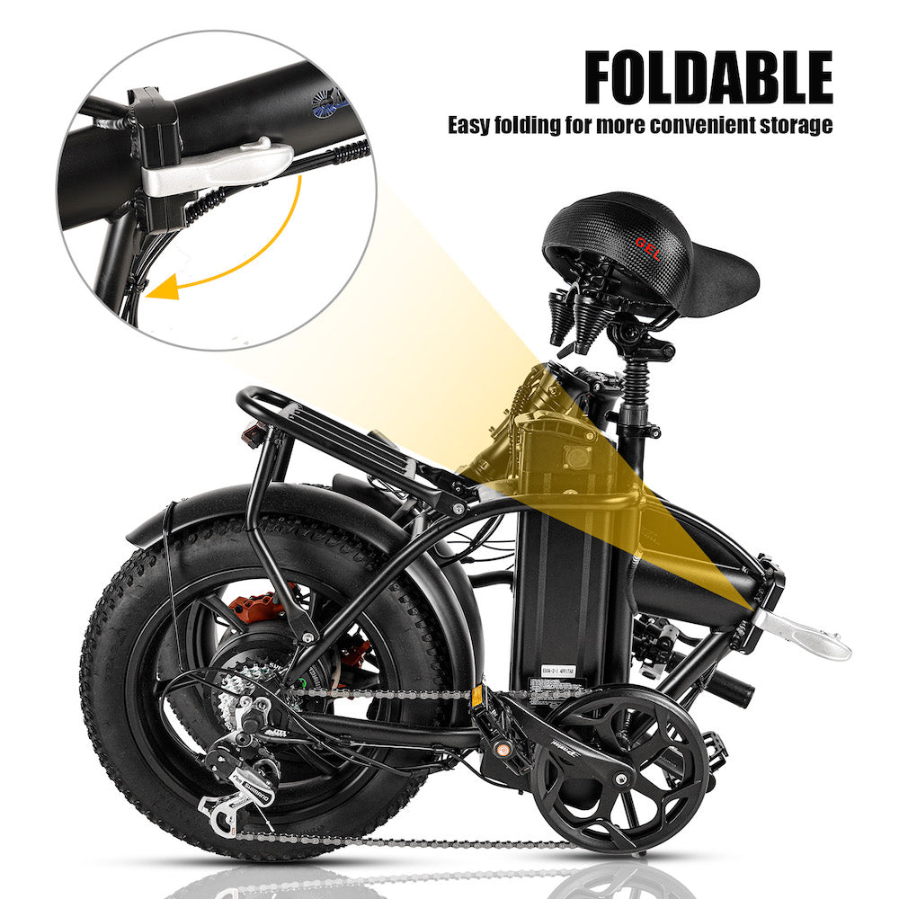 |Trekbike AC16 2024 18Ah|16Inch Portable Electric Bike City Hydraulic Brakes Folding Ebike