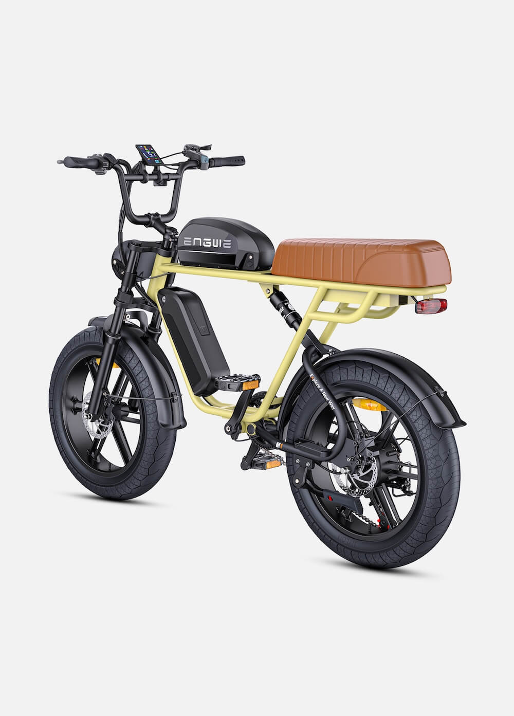 Trekbike Engwe M1 Two battery 2 seater electric bike for adults Moto style