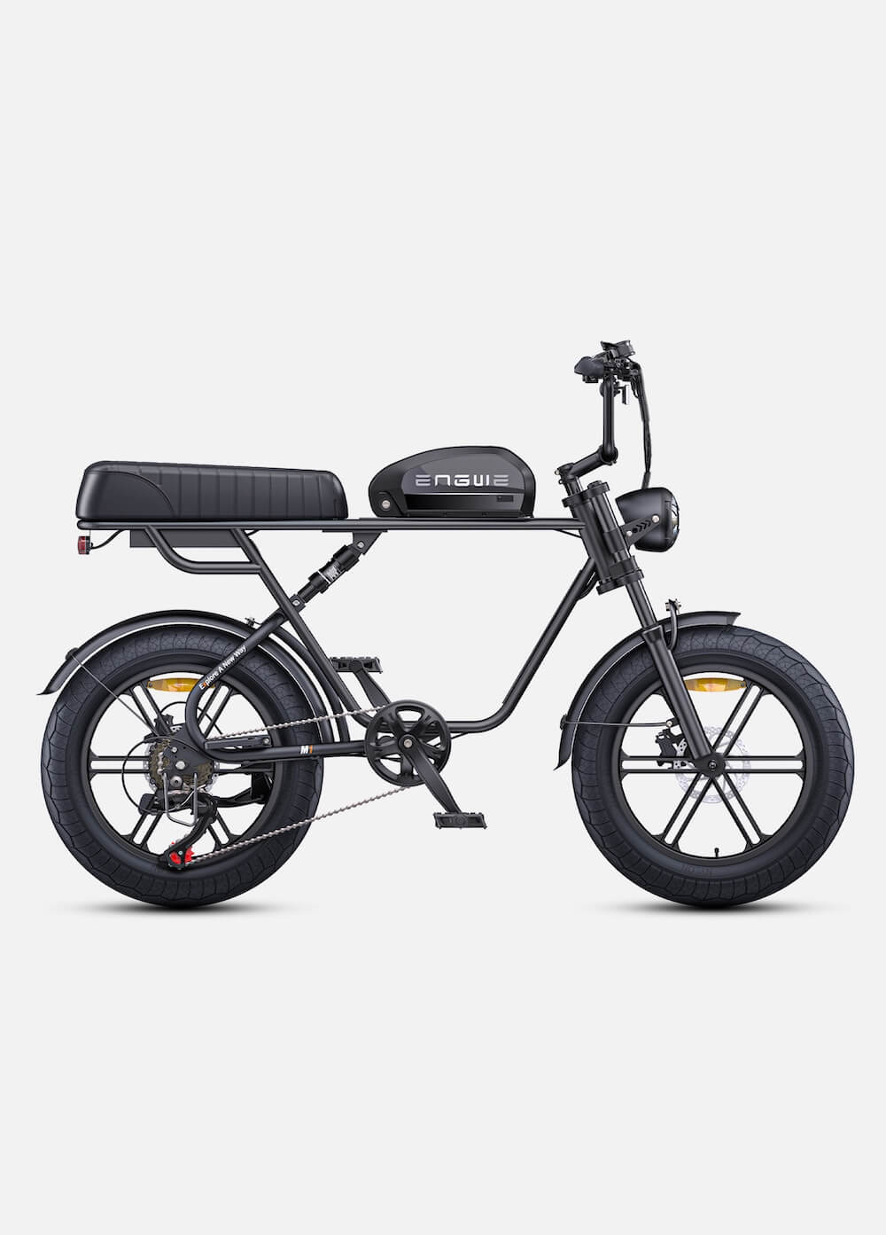 Trekbike Engwe M1 Two battery 2 seater electric bike for adults Moto style