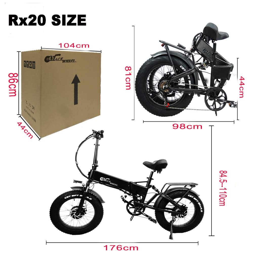 Trekbike RX20 Version 2024 17A 18Ah 20Ah Plus |Foldable Electric Bike