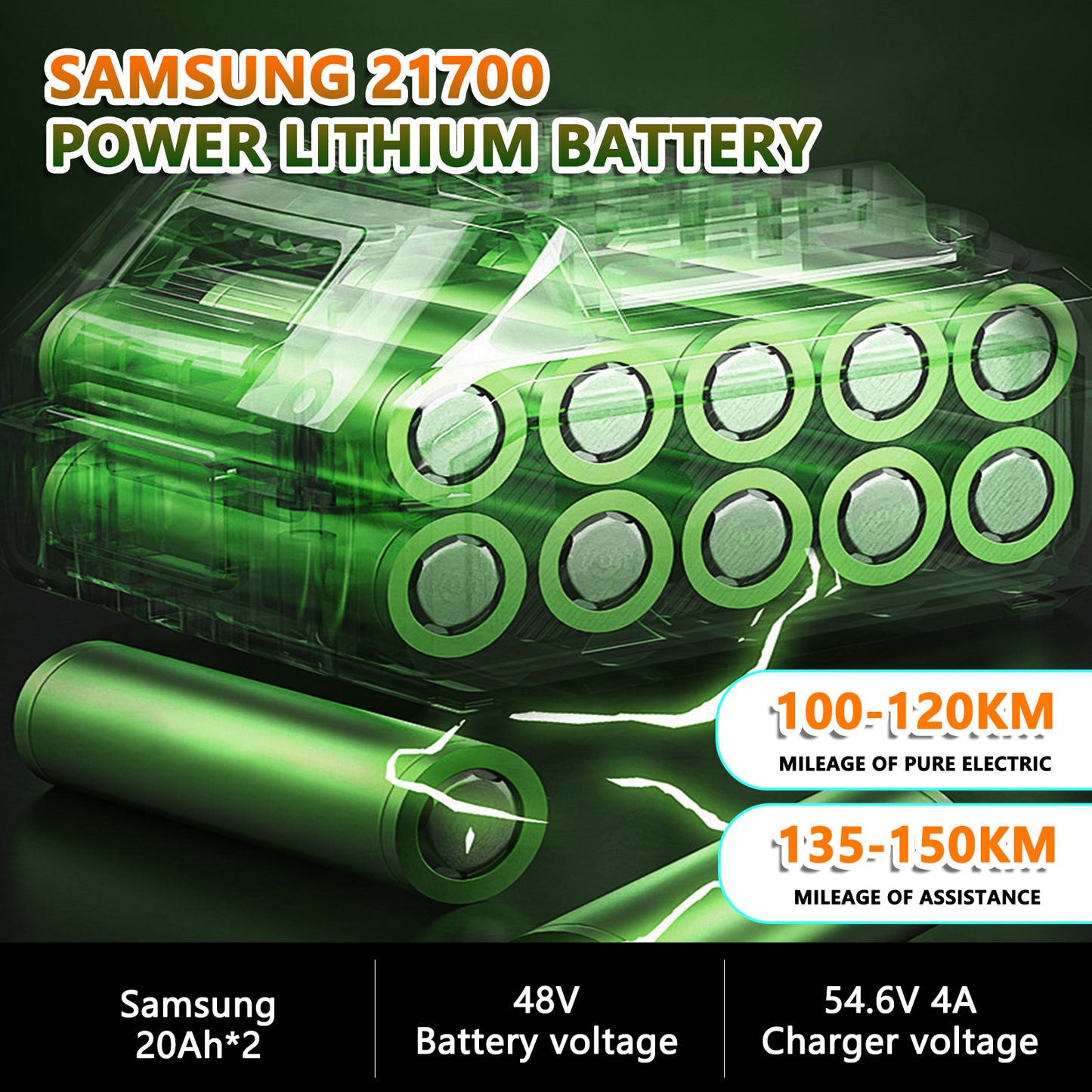 Y20 Plus Gw20 Pro KS26 T20 AC16 48V 18Ah 17A 20Ah 24Ah Removable Portable External Replacement Battery For Cmacewheel electric bikes