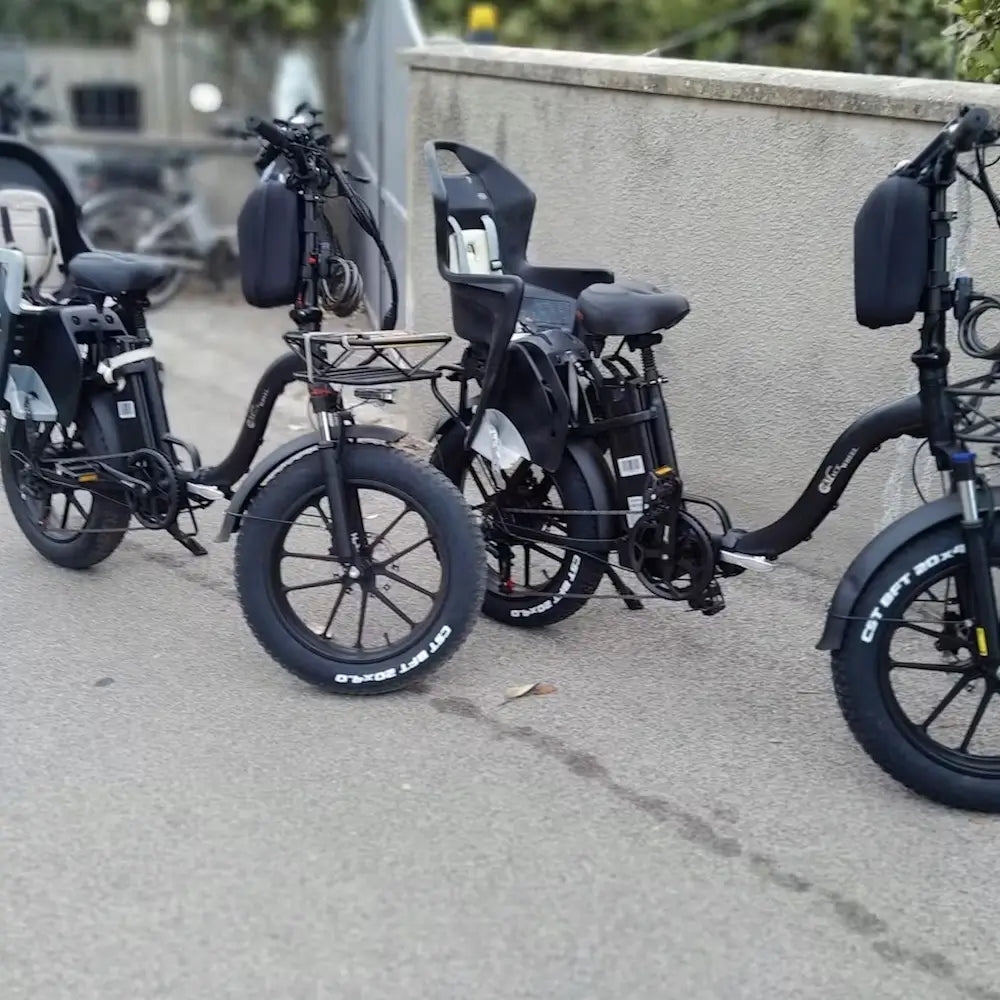 Trekbike Y20 Plus 20Ah Samsung Battery Support App|Step Through Fat Tire Ebike City Folding Electric Bike