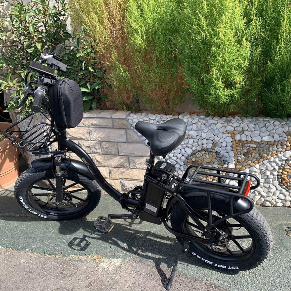 Trekbike Y20 Plus 20Ah Samsung Battery Support App|Step Through Fat Tire Ebike City Folding Electric Bike