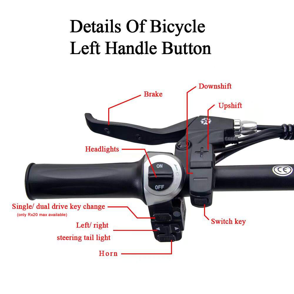 Trekbike RX20 Version 2024 17A 18Ah 20Ah Plus |Foldable Electric Bike
