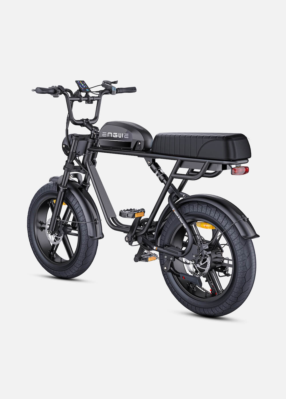 Trekbike Engwe M1 Two battery 2 seater electric bike for adults Moto style