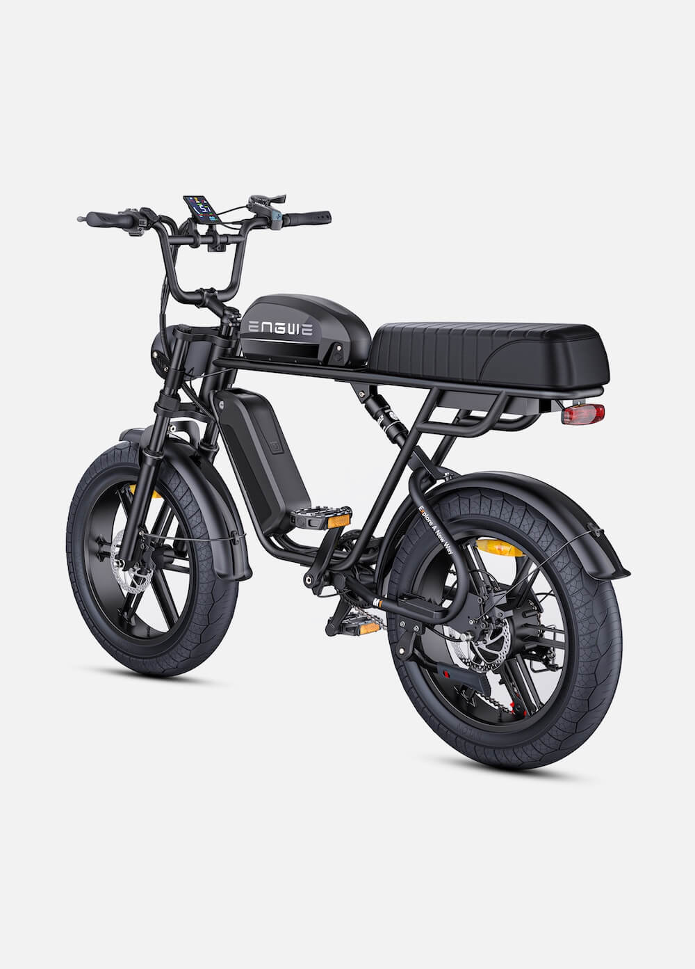 Trekbike Engwe M1 Two battery 2 seater electric bike for adults Moto style