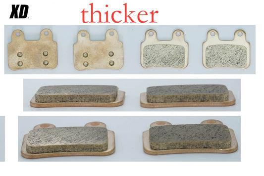 MTB Bicycle Disc Brake Pads Resin Semi-Metallic Cycling Brake lining Pad Parts for Trekbike ONLY