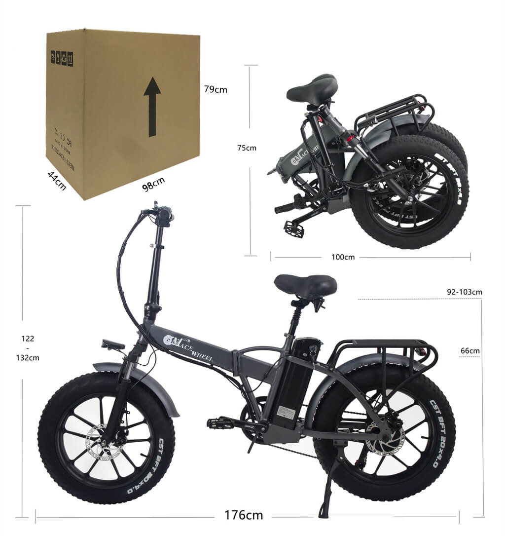 Trekbike GW20 Plus|Hydraulic Oil Brakes Fat Tire Electric Bike
