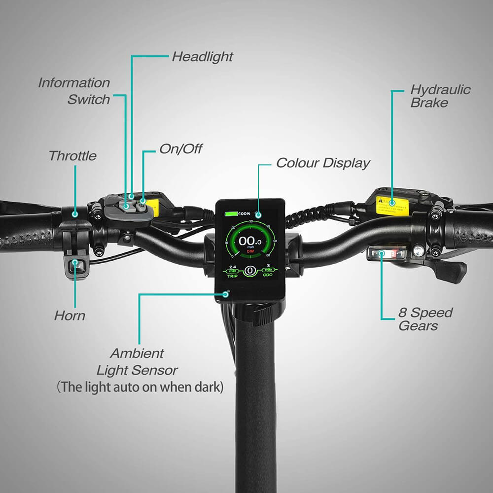Trekbike ENGWE Engine Pro 2.0 Full Suspension Folding Ebike Hydraulic Oil Brake Electric Bicycle 52V 16A